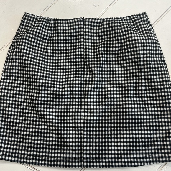 Plaid Slit Skirt - Picture 3 of 3